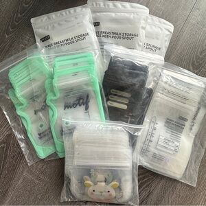 150 Breast Milk Storage Bags – Mixed Brands, Bundle Deal